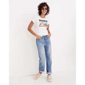 Madewell Boyfriend Jeans in Light Blue